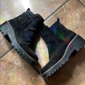Rock & Candy Black Combat Boots
